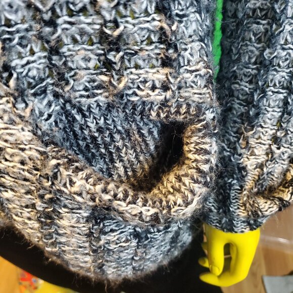 Vero moda denim wool turtle neck winter gray women sweater Small fall - Picture 14 of 16